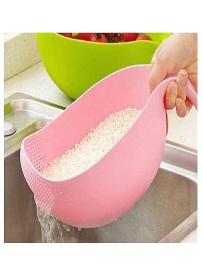 LEMBOSE وعاء غسيل للأرز والفواكه والخضراوات، مصفاة للأرز الساخن - Image 2